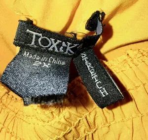 Toxik3 Women’s Elastic Tie Waist Cargo Style Cropped Strapless Jumper thumbnail 4
