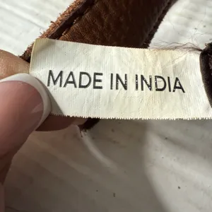 Marta Ponti Brown Woven Soft Leather Shoulder‎ Bag Boho Italian Style Satchel thumbnail 8