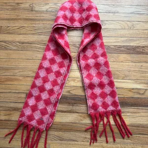 Checkered Scarf Red thumbnail 2