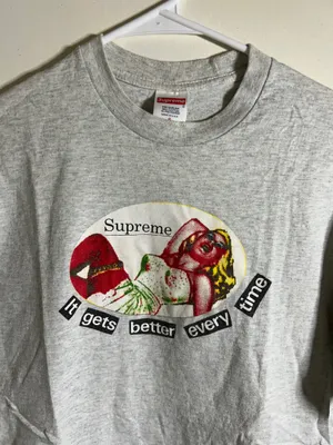 Supreme It Gets Better Every Time T Shirt Men's Sz S thumbnail 2