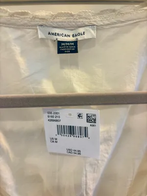 American Eagle Tie Front Scoop Neck Flyaway Tank Top thumbnail 6