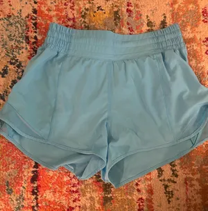 Lululemon Shorts Hotty Hot 2.5" High-Rise Blue thumbnail 1