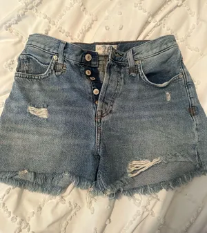 We The Free Free People Denim Shorts thumbnail 1