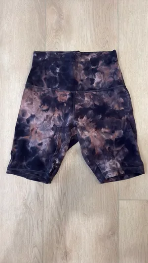 Lululemon Biker Shorts 6" Align High-Rise tie-dye thumbnail 2