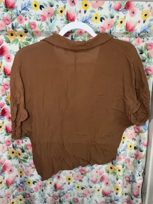 Forever 21 Cropped Button-Up thumbnail 3