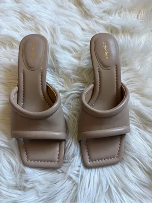 & Other Stories square toe kitten heel slides thumbnail 4