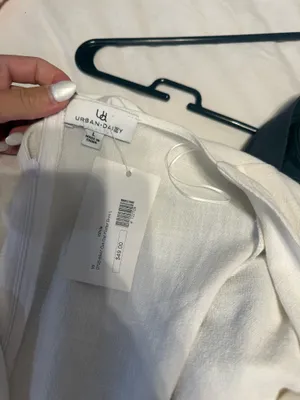 Urban daizy white cutout dress thumbnail 2