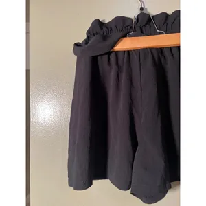 Lush Women's Size XS High Paper Bag Waist Shorts Black Dressy Tie Waist Pockets thumbnail 6