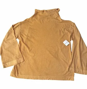 We The Free Supernova Cowl Neck Bell Sleeve Blouse Tan Women’s Size M Boho thumbnail 1