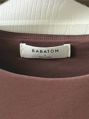 Aritzia Babaton Contour Shoulder Pad Bodysuit in Brown thumbnail 5