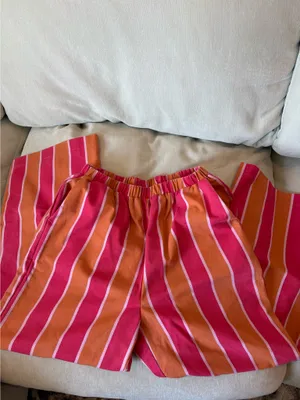 Amazon Linen Striped Pant Set thumbnail 5