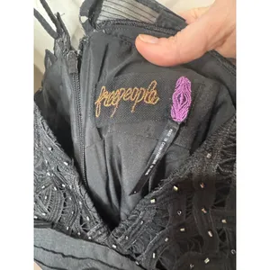 Free‎ People We Go Together Dress NWT Sz 4 Black Embellished Beaded $250 LBD thumbnail 8