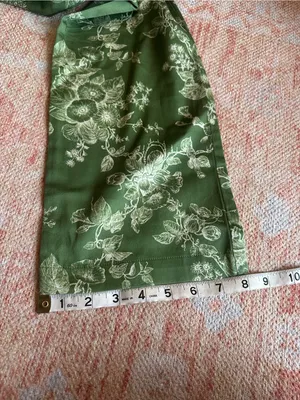 Tuckernuck Provence Toile Ashford Pants green floral size medium cotton blend thumbnail 9