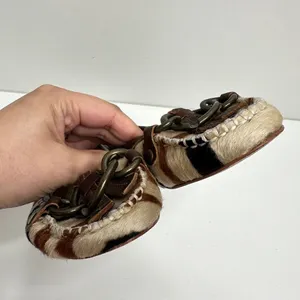 Matisse Ponyhair Exotic Animal Print Leather Upper Flats‎ Size 6.5 thumbnail 5