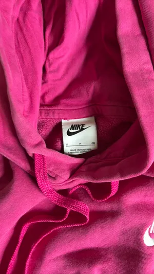 Nike Hoodie Sweatshirt Pink Unisex Size Small thumbnail 3