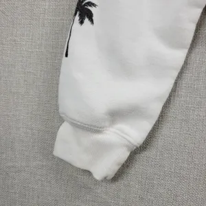Billabong Windy Palms Womens Sweatshirt Size M White DIY Raw Cut Hem Crop Hoodie thumbnail 8