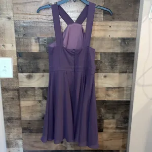 Lulu’s Forevermore Dusty Purple Skater Dress thumbnail 9