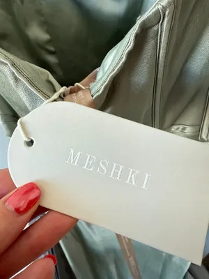Meshki Dress - Satin Strapless Maxi Dress - Sage thumbnail 10