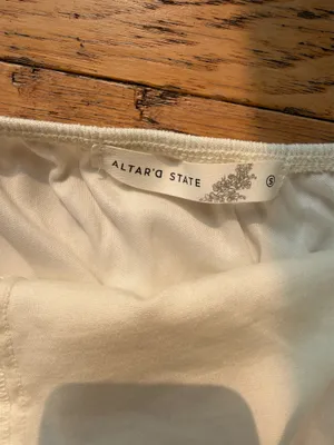 Altar'd State Dress White Strapless thumbnail 4