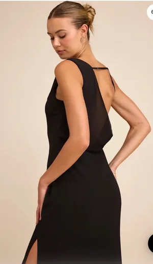 Lulus Black Maxi Dress thumbnail 4