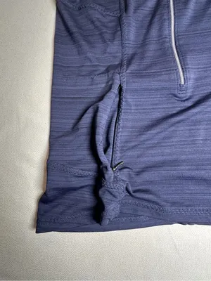 Athleta Navy Sleeveless Zip Front Athletic Top Women’s Medium thumbnail 7