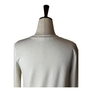 Cotton Citizen Sweatshirt Wonen XS Ivory Zipper Sides Crew Neck‎ Athleisure thumbnail 8