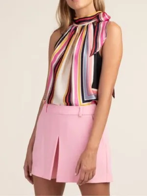 Trina Turk Solar Shorts Skort Pink Icing NWT Size 4 Retails $188 thumbnail 4