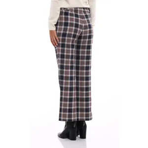 Tory Burch Garrett Tartan Plaid Trousers Women's Size 8 Tailored‎ thumbnail 2