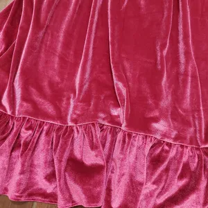 Lauren Conrad velvet burgundy dress new size XXL fits like reg XL imo lo… thumbnail 2