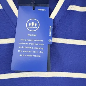 Polo Golf Ralph Lauren Womens Sleeveless Blue/White Strip‎ Shirt Small NwT thumbnail 10