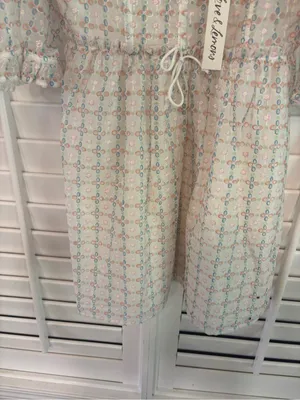 For Love And Lemons Libby White Eyelet Mini Dress Size Medium thumbnail 5