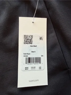 Vuori Black Elastic-Waist Athletic Shorts thumbnail 3