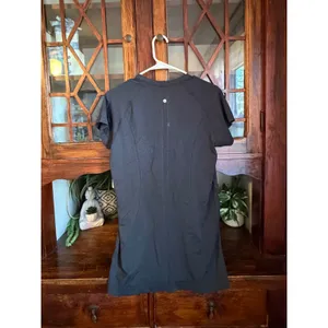 CRZ YOGA Womens‎ Seamless Short Sleeve Shirt Black XL Athletic Tee NWT thumbnail 2
