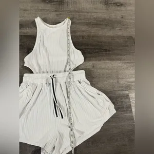 FREE PEOPLE Fp Movement Blissed Out Romper in White thumbnail 8