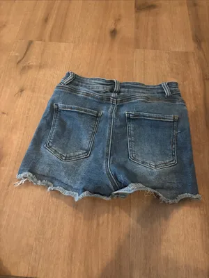 Distressed Women's Denim Shorts thumbnail 2