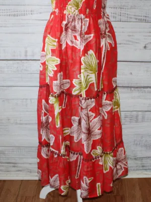 NWT! Band of the free Floral V neck maxi dress Size M thumbnail 4