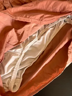 Free People Rust Orange High-Waist Athletic Shorts LG thumbnail 5