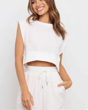 Whitley Top in White - Petal and Pup thumbnail 1