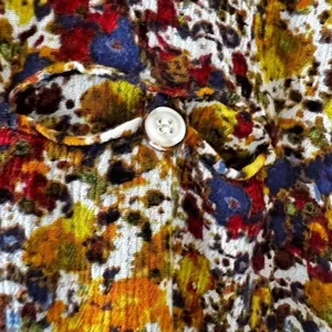 Kut From The Kloth Floral Blouse Button Front Long Sleeves SZ M #2399 thumbnail 9