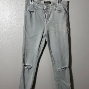 Abercrombie‎ & Fitch Women Gray Distressed Jeans Signature Collection size 27 thumbnail 2
