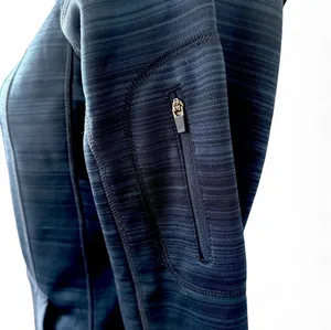 Blue casual zip up hoodie sport sweatshirt jacket size medium thumbnail 6