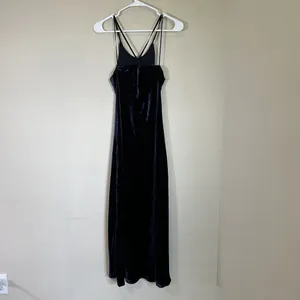 J. Crew Silk velvet‎ halter slip dress NEW NWT violet Size 2 thumbnail 6