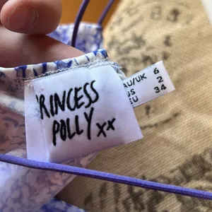 Princess Polly IMOGEN MINI DRESS BLUE Size 2 thumbnail 8
