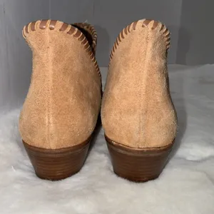 Jack Rogers Womens Suede Scalloped Trim Ankle Booties Brown Size 8.5 thumbnail 10