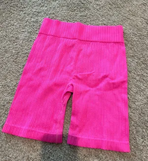 Target Pink Ribbed Biker Shorts thumbnail 1