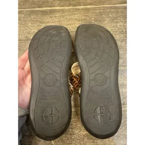 Mephisto Helen Leopard Leather Comfort Sandals Size 41 US 11 Slides‎ Strappy thumbnail 7