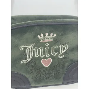 NWOT Juicy Couture SuperGreen Chocolate Heritage Crossbody Bag‎ thumbnail 2