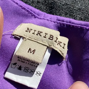 💜 Nikibiki Medium Plum Violet Purple Beaded Rhinestone Cut Out Bodycon Dress 💜 thumbnail 9