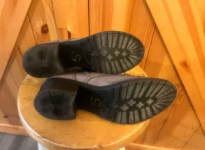 Maurice's Gray Brenda Lace Up Combat Boots Size 8.5 thumbnail 6