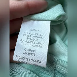 House of Harlow 1960 Mint Green Teal Tie Dye Ruched Maxi Skirt thumbnail 6